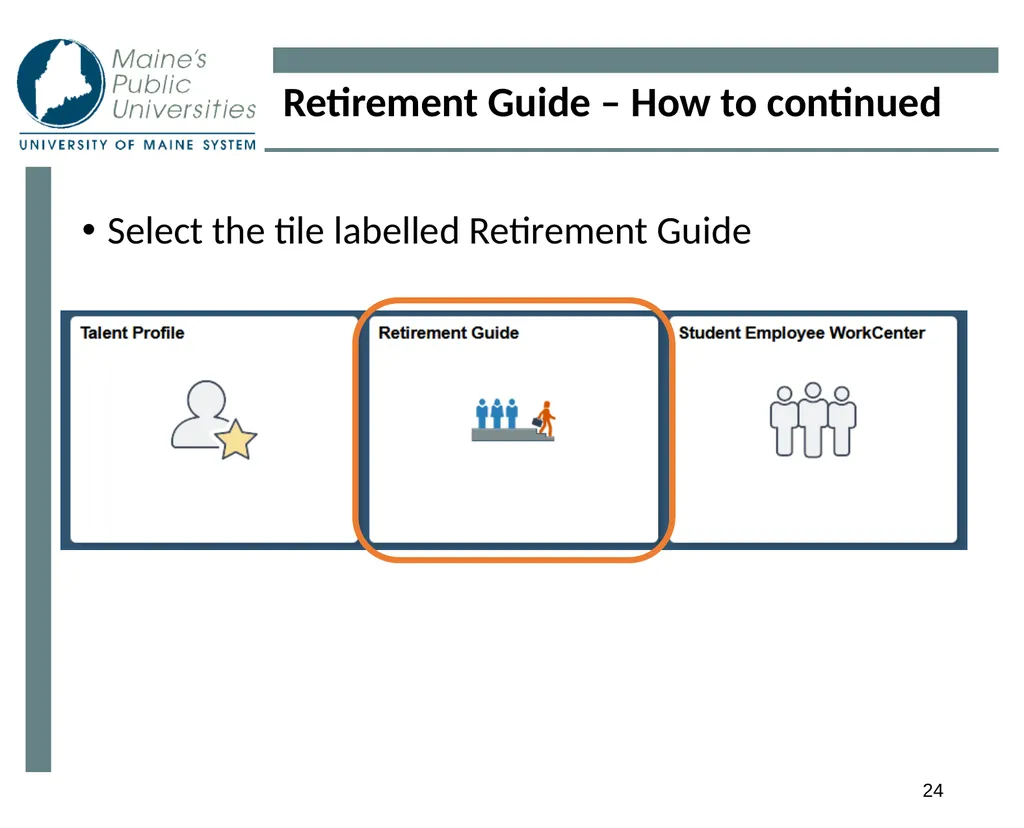 1 Planning For Retirement 2 Eligibility - slide 24 of 34