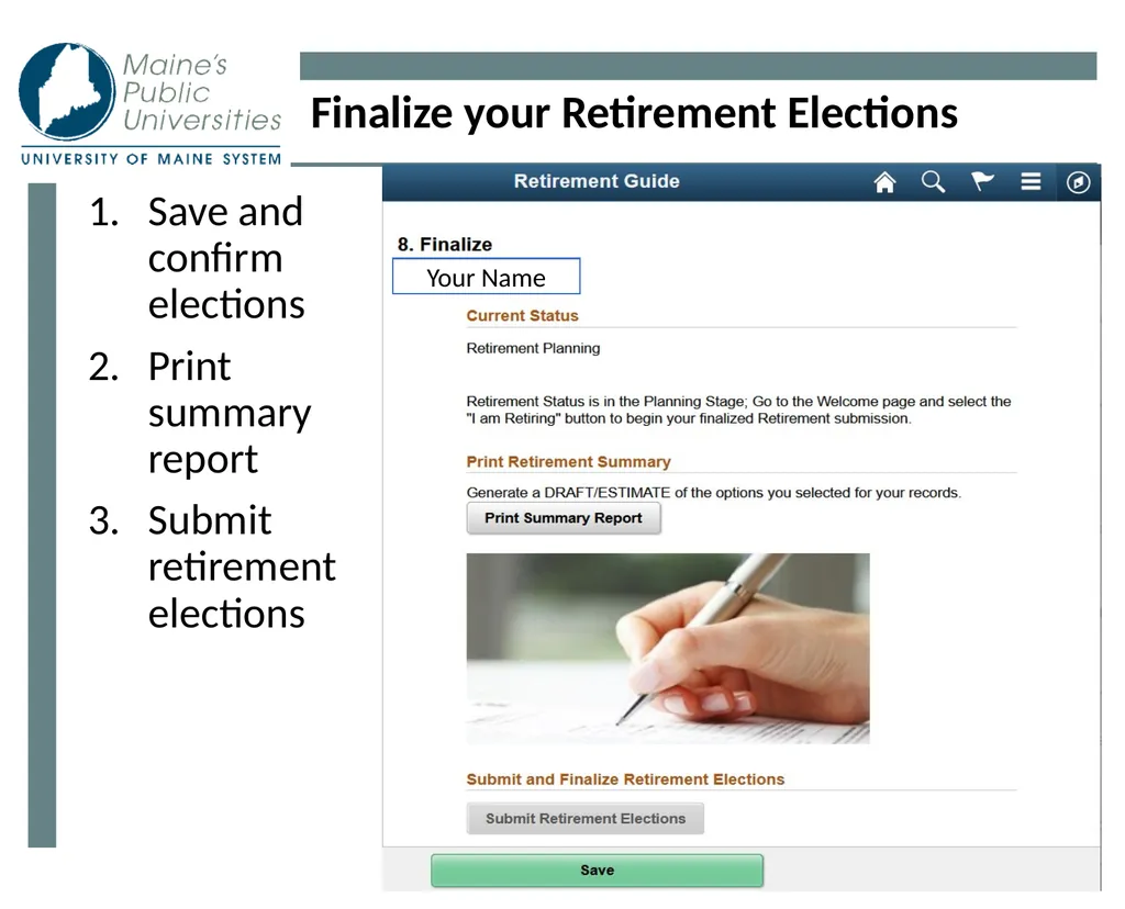 1 Planning For Retirement 2 Eligibility - slide 27 of 34