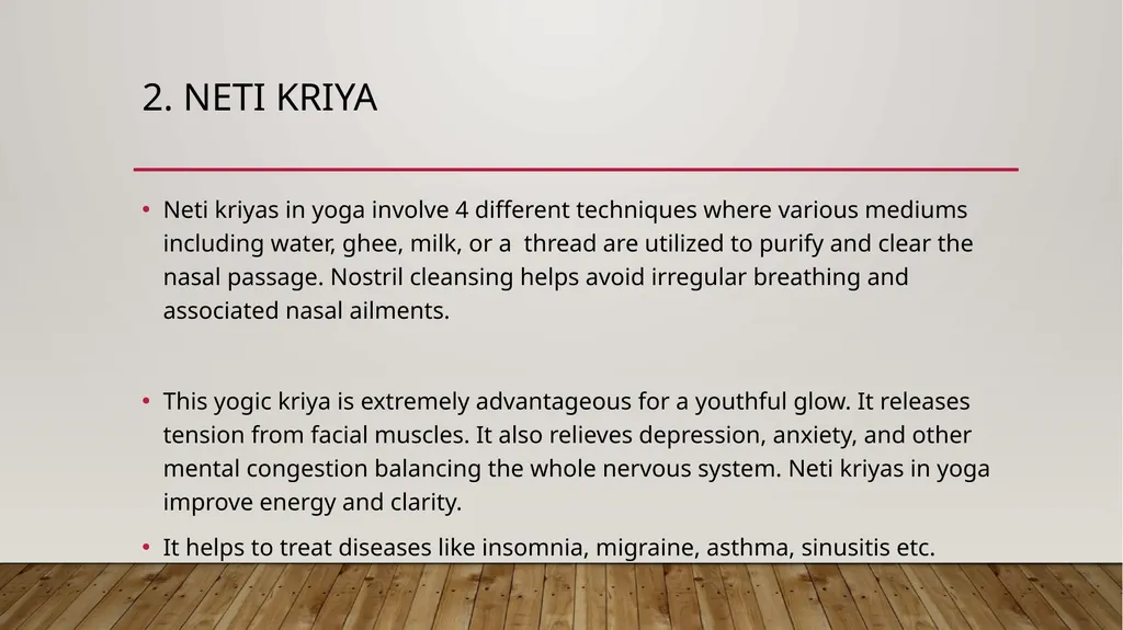 Kriya Mudra and Bandha Procedure and Effect - slide 6 of 15
