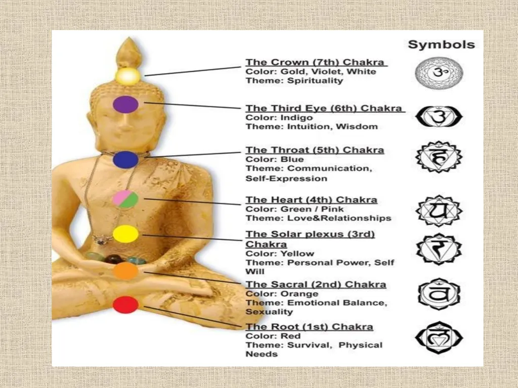 Seven Chakras in Yoga ewyk/kkj pzd Root or Base - slide 2 of 15
