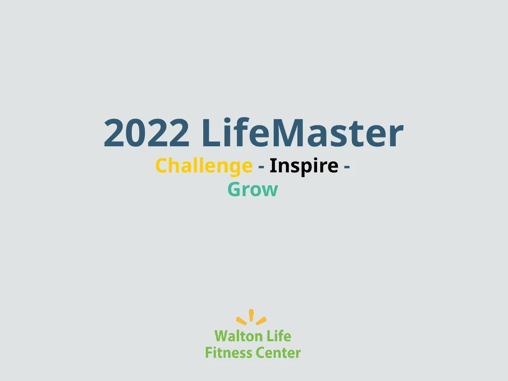 Challenge - Inspire - Grow 2022 LifeMaster