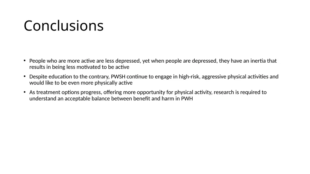 THE RELATIONSHIP BETWEEN SELF-REPORTED PHYSICAL - slide 13 of 13