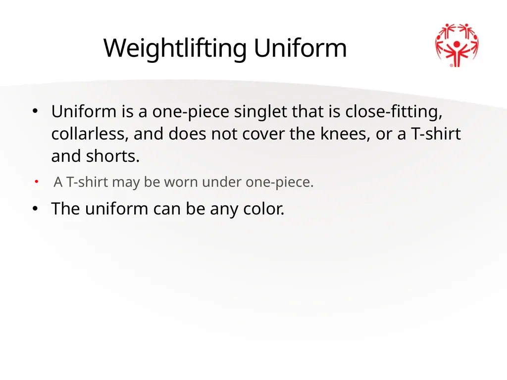Weightlifting Official Rules 2 “Let me win, but if - slide 5 of 10