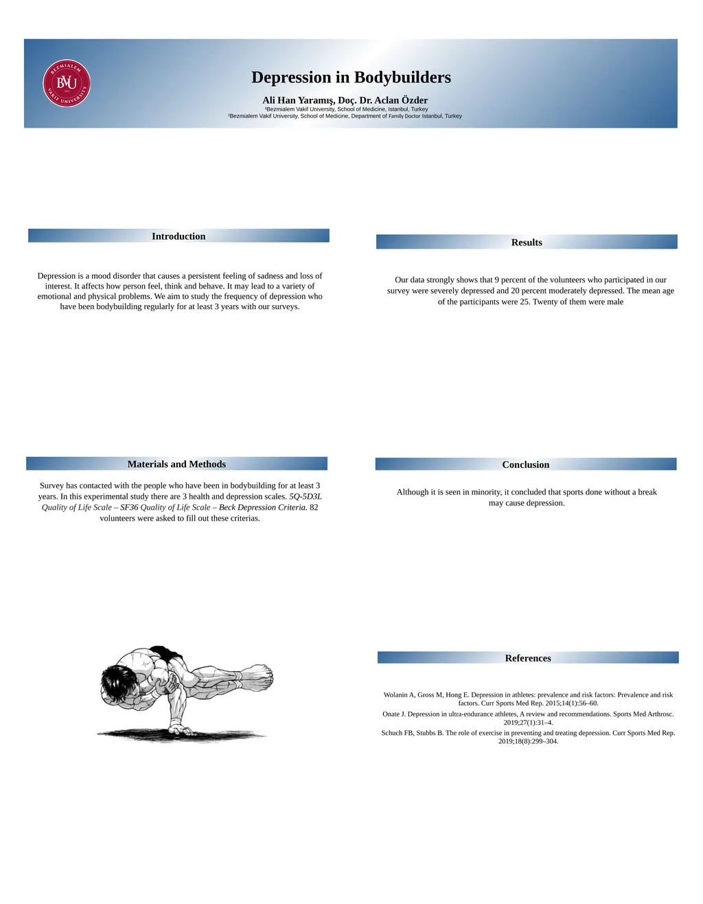 Introduction Conclusion Depression in Bodybuilders