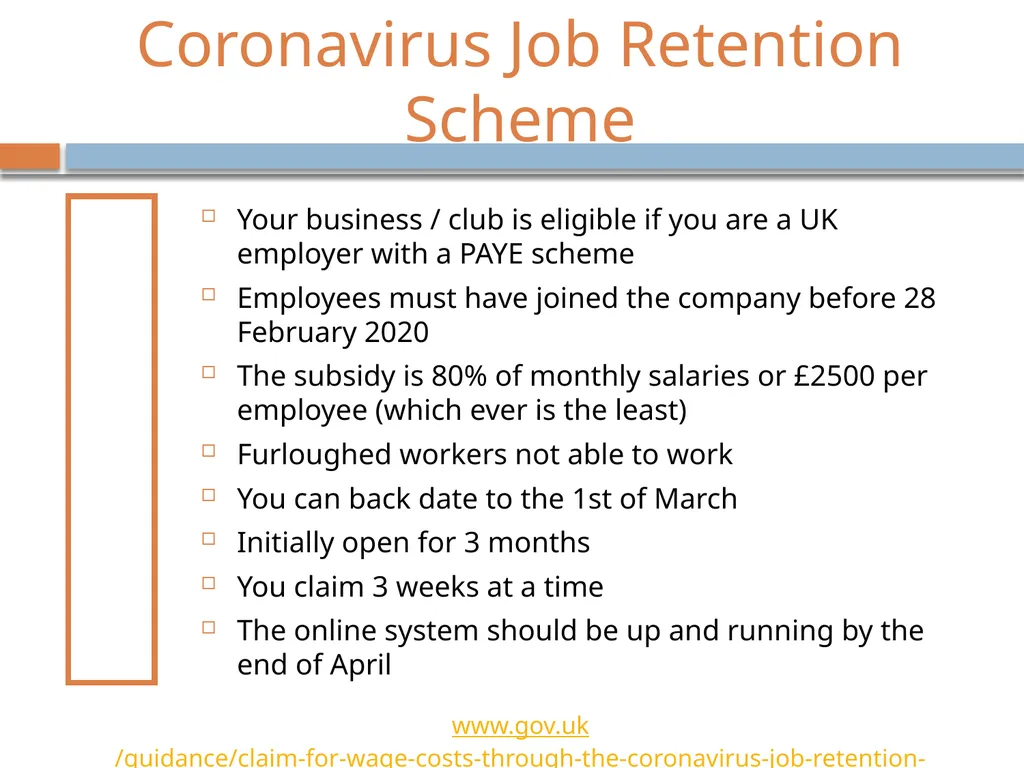 COVID-19: government support for businesses By - slide 3 of 10