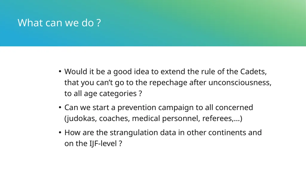 Injury Registration during Europe’s top-level - slide 22 of 23