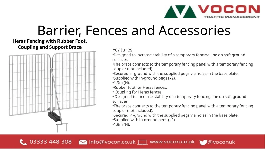 Barrier, Fences and Accessories Crowd Barrier – - slide 4 of 7