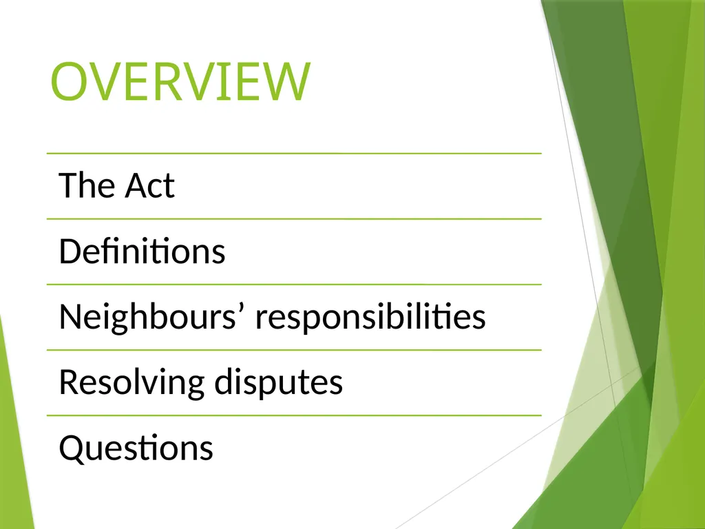 DIVIDING FENCES ACKNOWLEDGEMENT OF COUNTRY MRCLC - slide 5 of 25