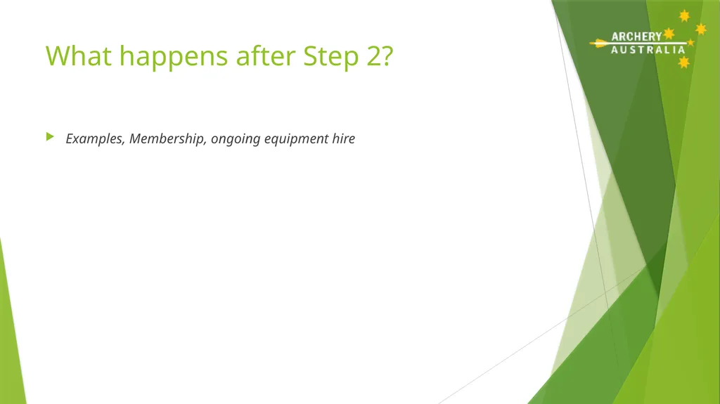 Archery Club Pathway What are the main things your - slide 7 of 13