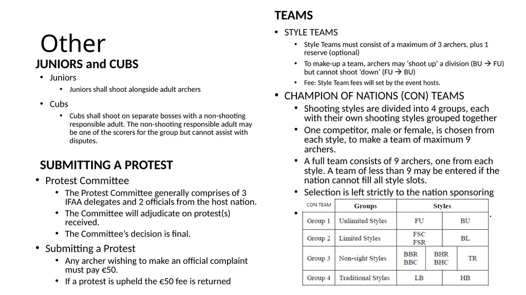 Competing internationally Contents General - slide 17 of 17