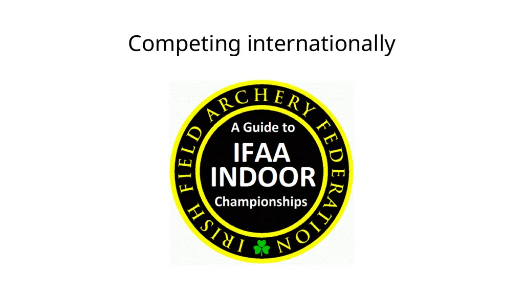 Competing internationally Contents General