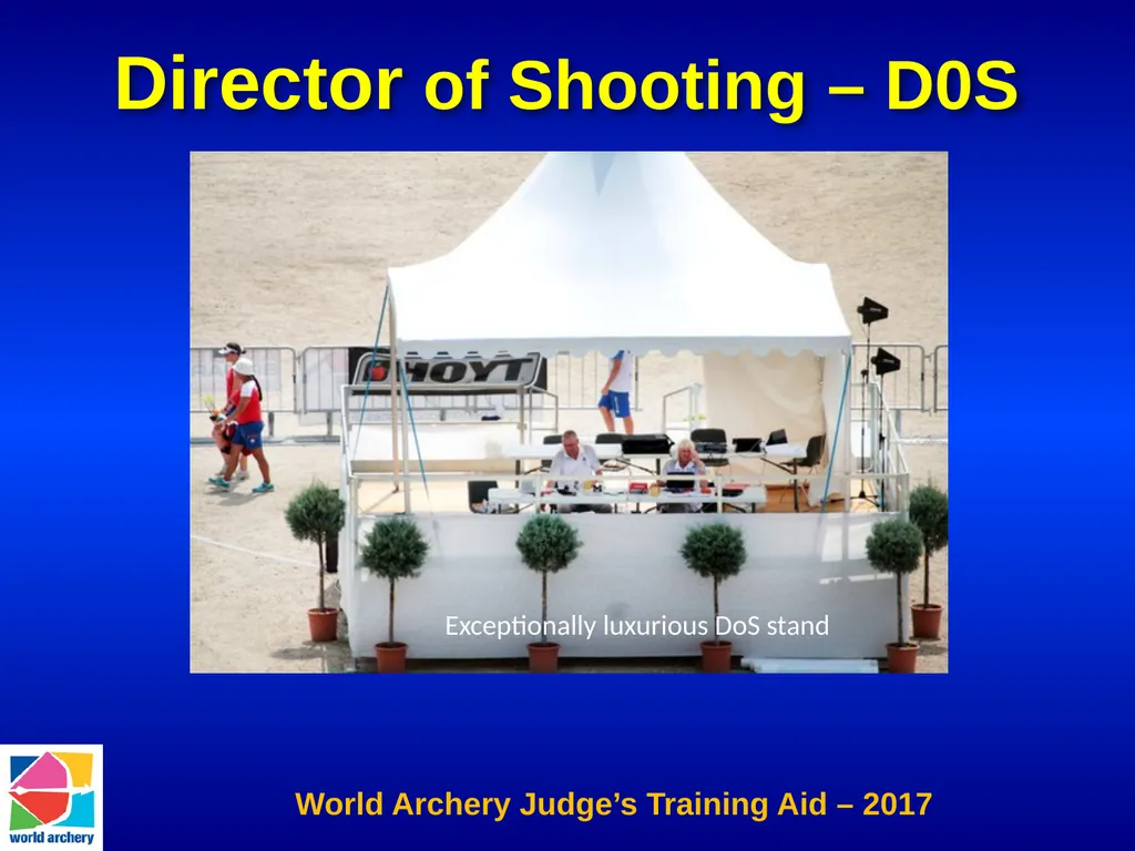 Exceptionally luxurious DoS stand Director of - slide 1 of 11