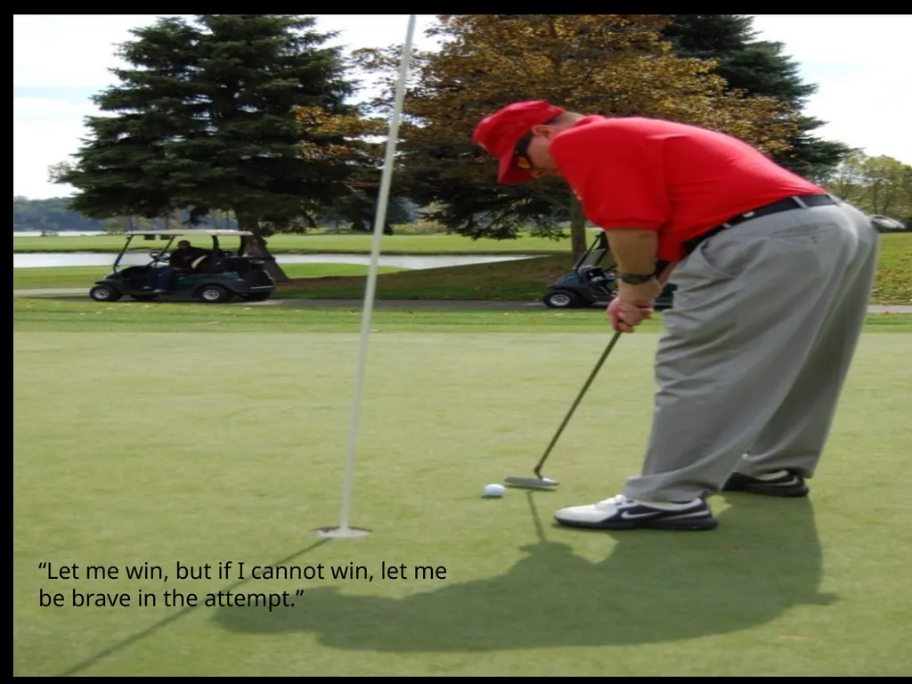 Golf Official Rules 1 2 A picture paints a - slide 2 of 20