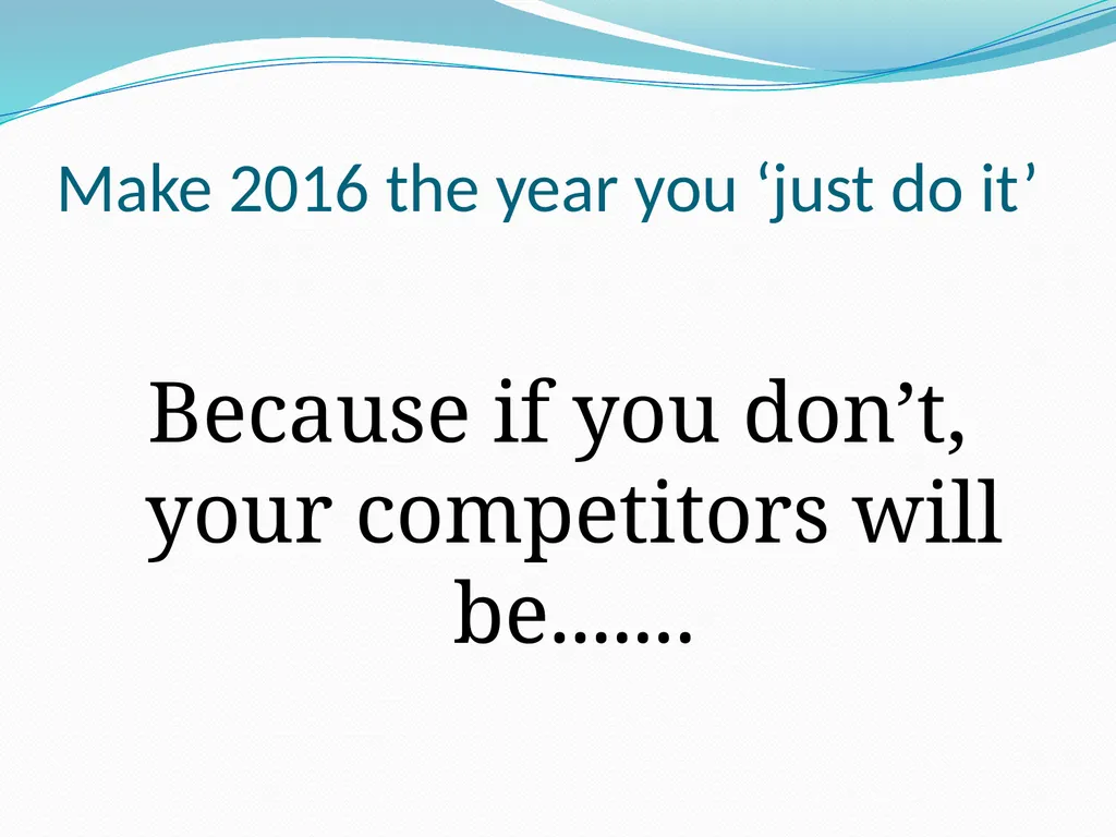 Why should people bother to buy from you when they - slide 15 of 16