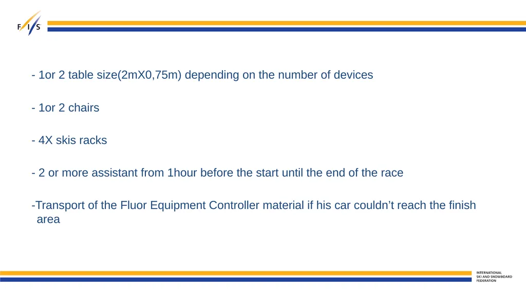 Fluor ban implementation Para Nordic Skiing - slide 18 of 20