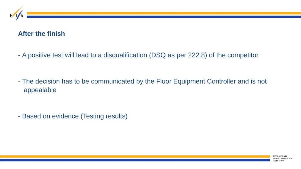 Fluor ban implementation Para Nordic Skiing - slide 13 of 20