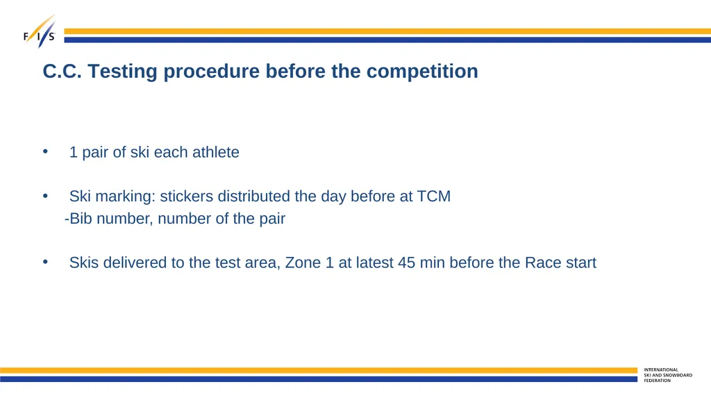 Fluor ban implementation Para Nordic Skiing - slide 5 of 20