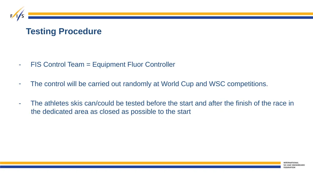 Fluor ban implementation Para Nordic Skiing - slide 4 of 20