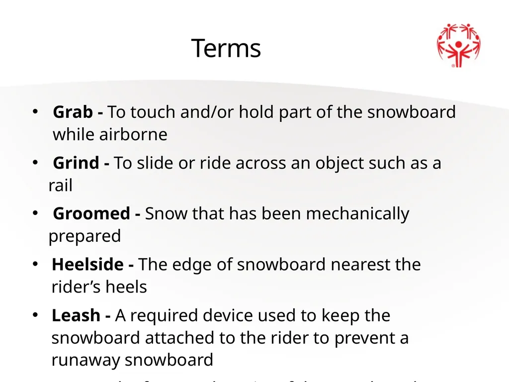 Snowboarding Official Rules The Basics Sport - slide 21 of 22