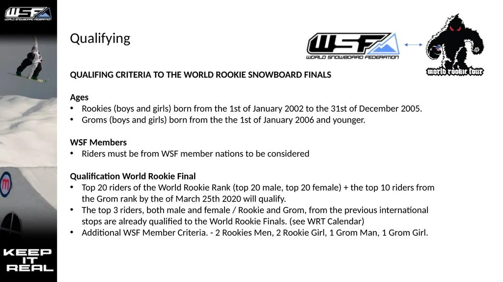 World Rookie Rank WRR/WRT Concept Serve each - slide 5 of 5