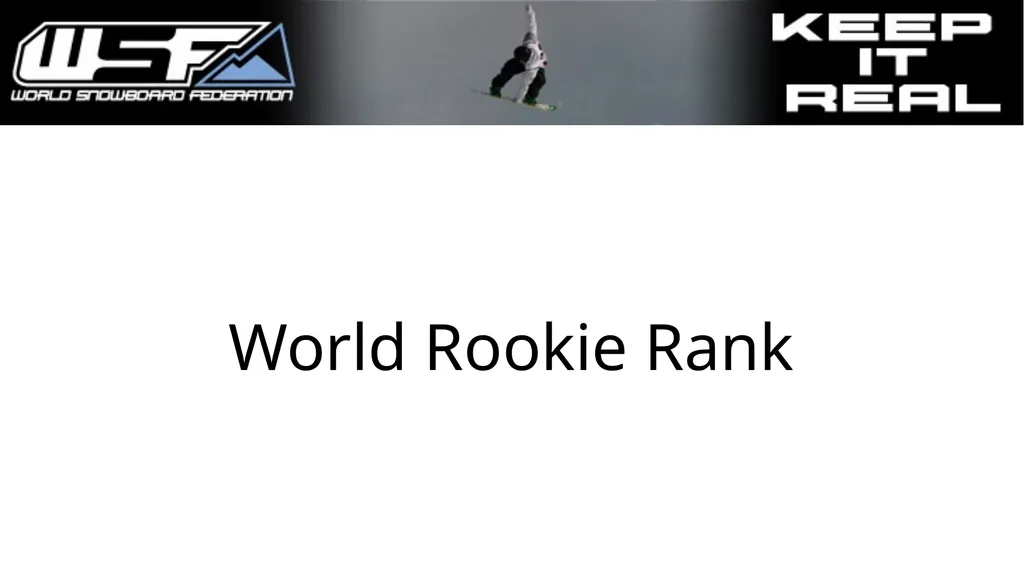World Rookie Rank WRR/WRT Concept Serve each - slide 1 of 5