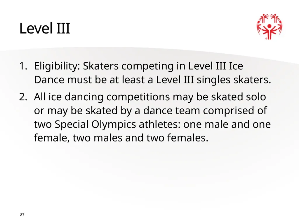 Figure Skating 1 The Basics Sport season: - slide 87 of 92