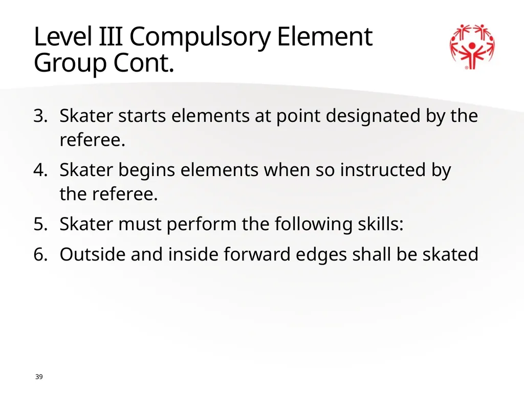 Figure Skating 1 The Basics Sport season: - slide 39 of 92