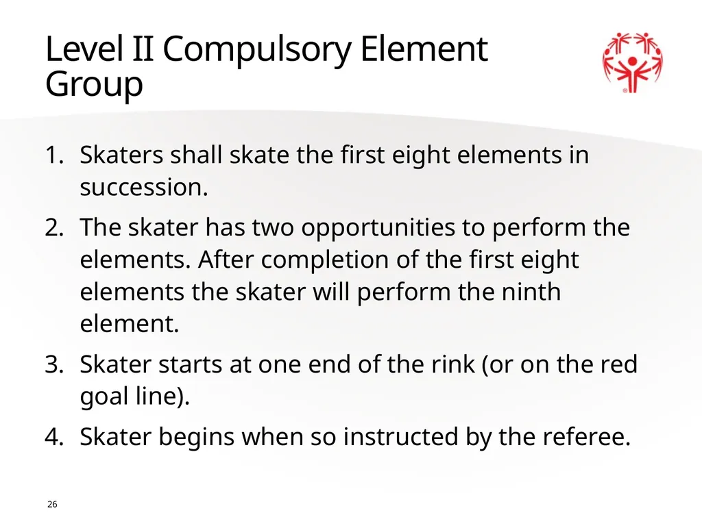 Figure Skating 1 The Basics Sport season: - slide 26 of 92
