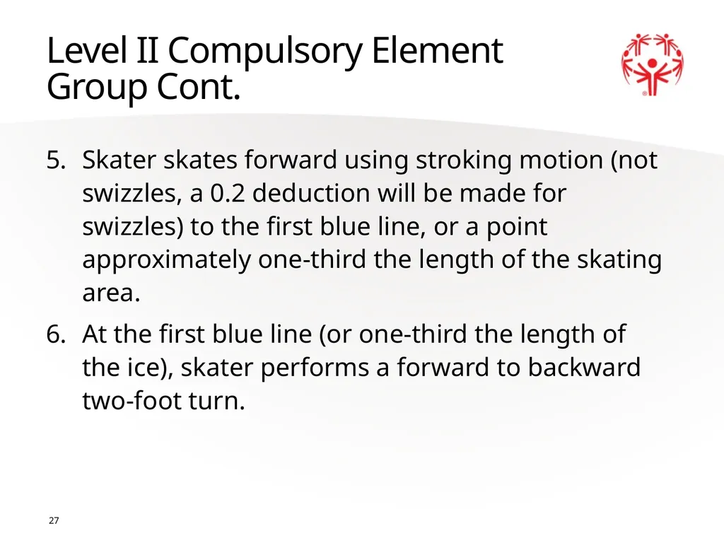 Figure Skating 1 The Basics Sport season: - slide 27 of 92