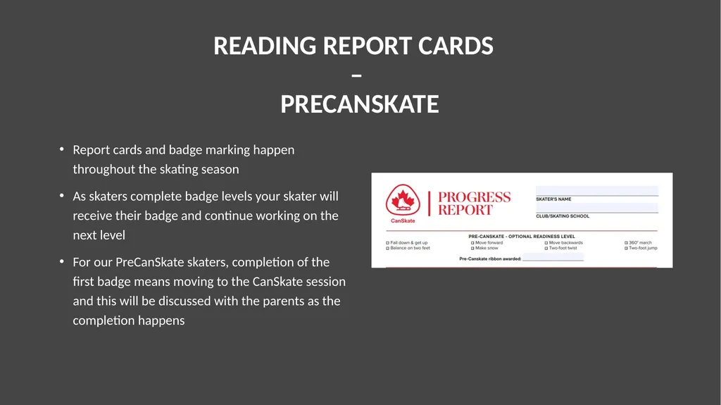 PreCanskate and Canskate Parent Information Perth - slide 12 of 14