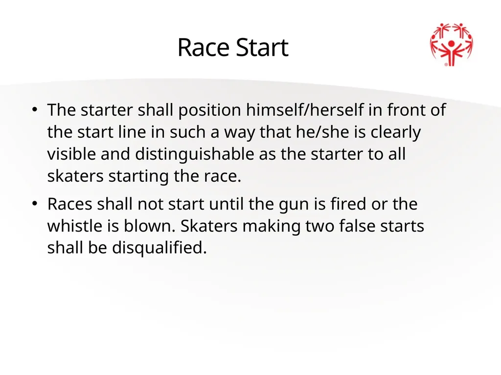Speed Skating Official Rules 2 A picture paints a - slide 14 of 20