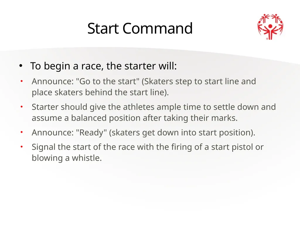Speed Skating Official Rules 2 A picture paints a - slide 15 of 20