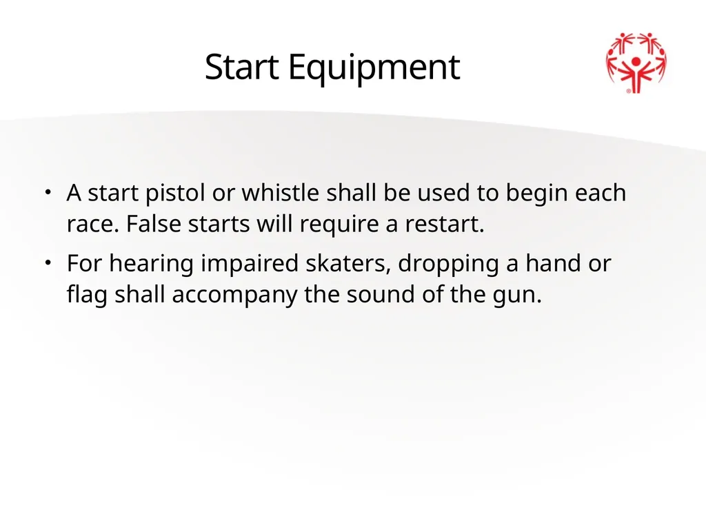 Speed Skating Official Rules 2 A picture paints a - slide 11 of 20