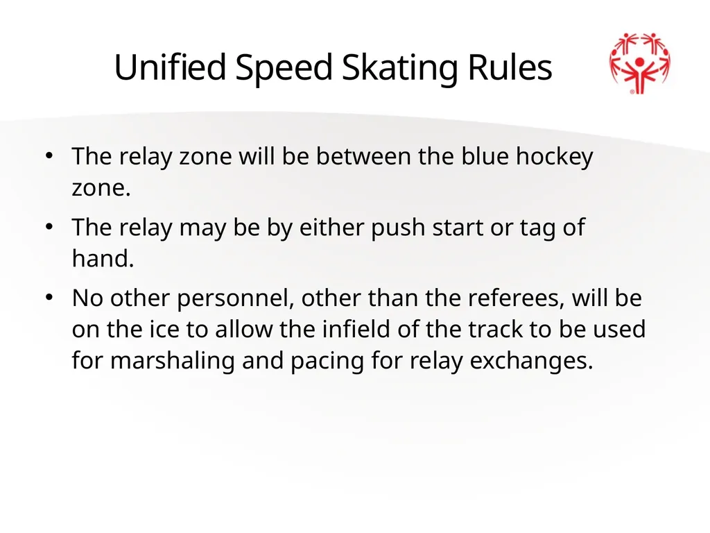 Speed Skating Official Rules 2 A picture paints a - slide 17 of 20