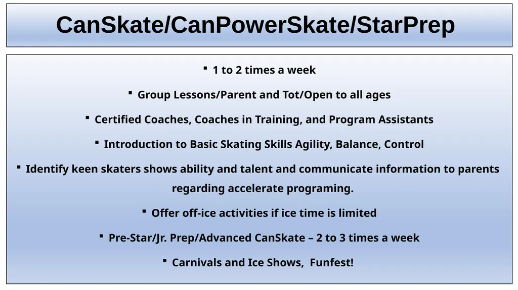 Skating Pathways CanSkate/CanPowerSkate Star - slide 4 of 20
