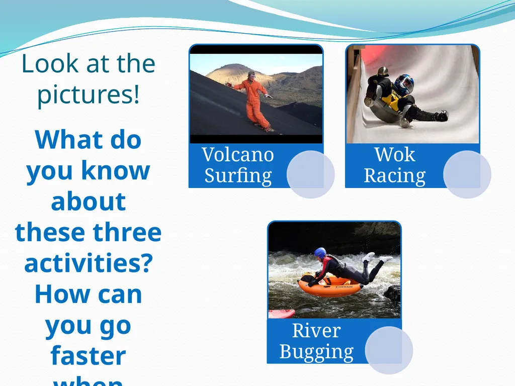 Adventure Activities Adventure Activities Grade 8 - slide 3 of 10