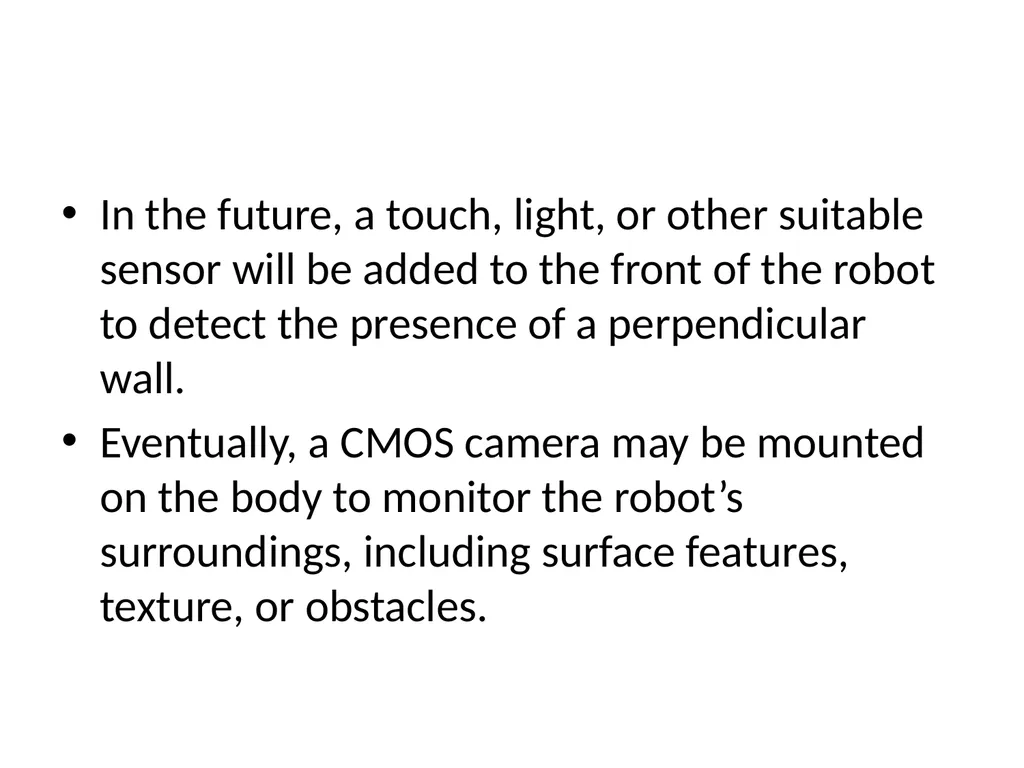 Miniature Wall Climbing Robot Autonomous - slide 18 of 18