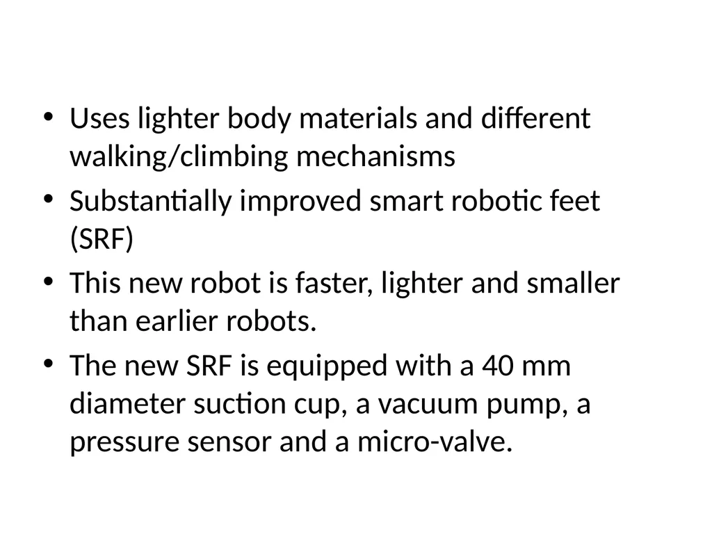 Miniature Wall Climbing Robot Autonomous - slide 5 of 18