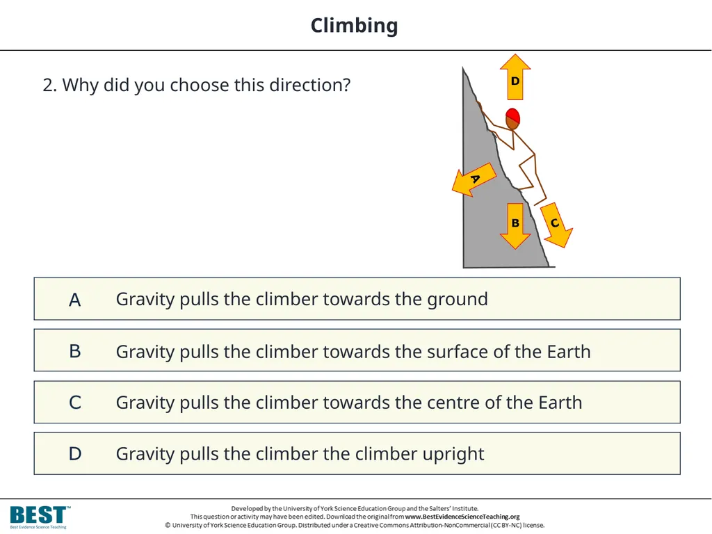 Climbing A rock climber feels the force of - slide 3 of 3