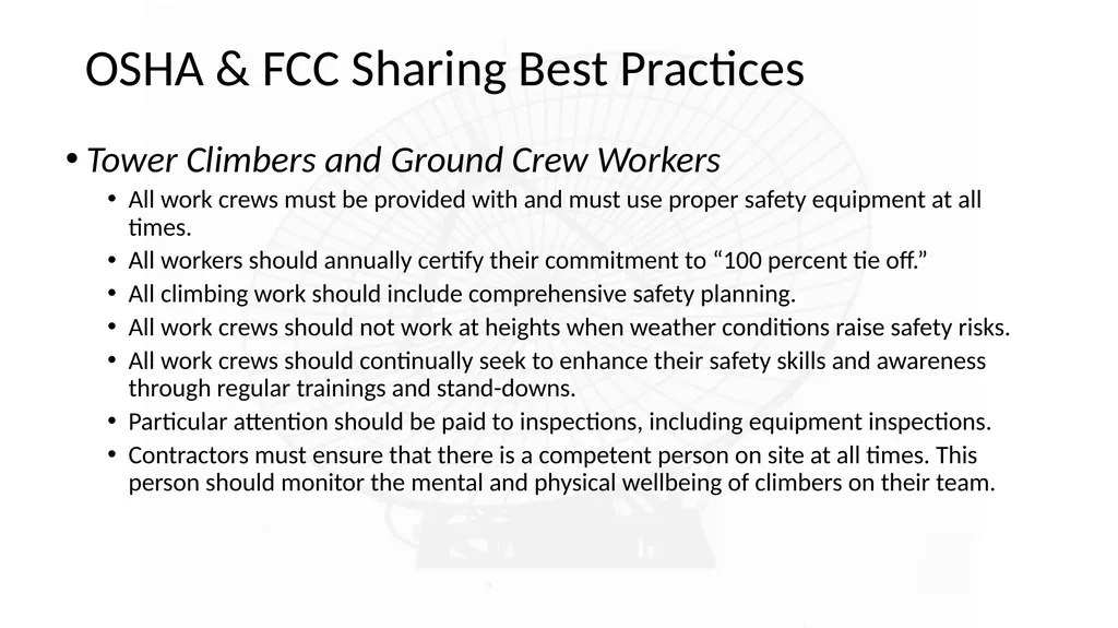 Tower Safety Austin, TX August 11, 2016 Sim A. - slide 11 of 26