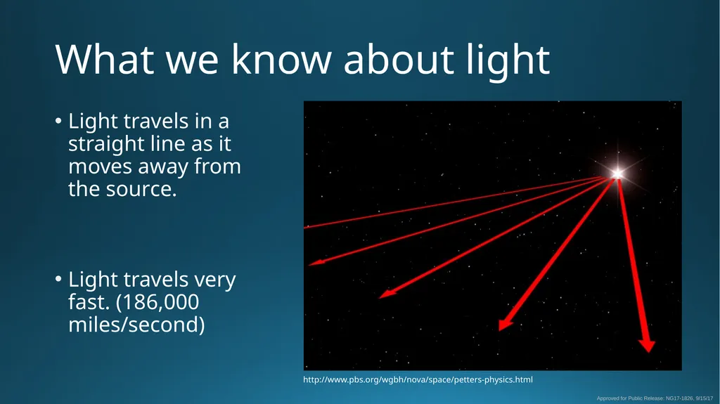 The Nature of Light Northrop Grumman Field Trip Pr - slide 2 of 8