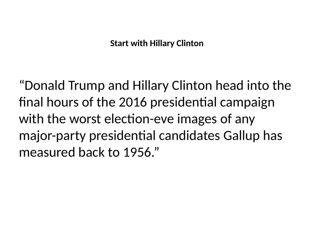 The 2016 Presidential Election in Context Morris - slide 25 of 37