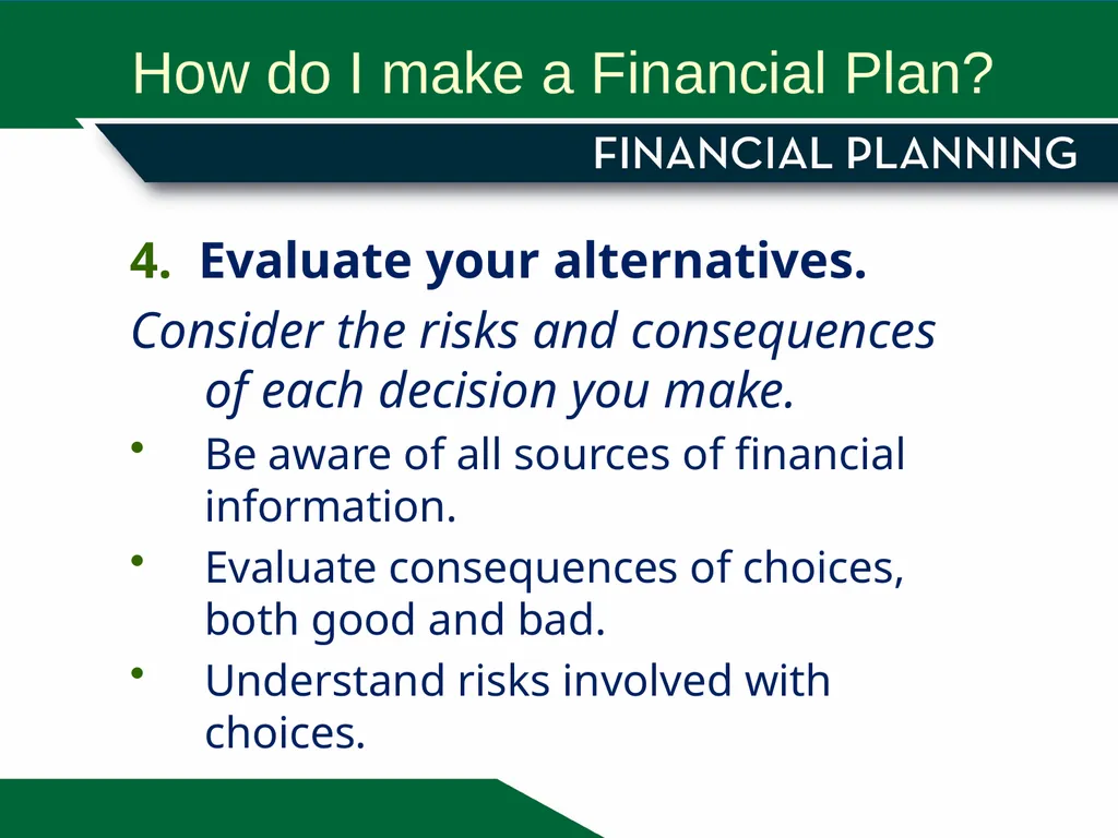 Financial Planning More than budgeting More than - slide 8 of 10
