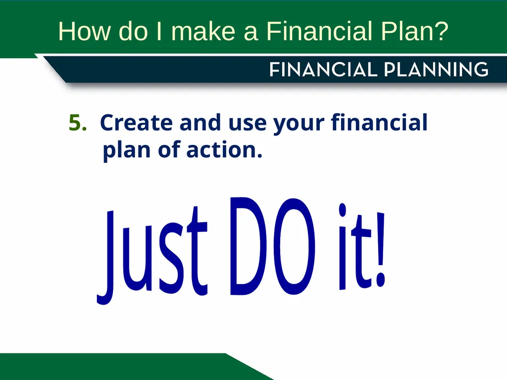 Financial Planning More than budgeting More than - slide 9 of 10