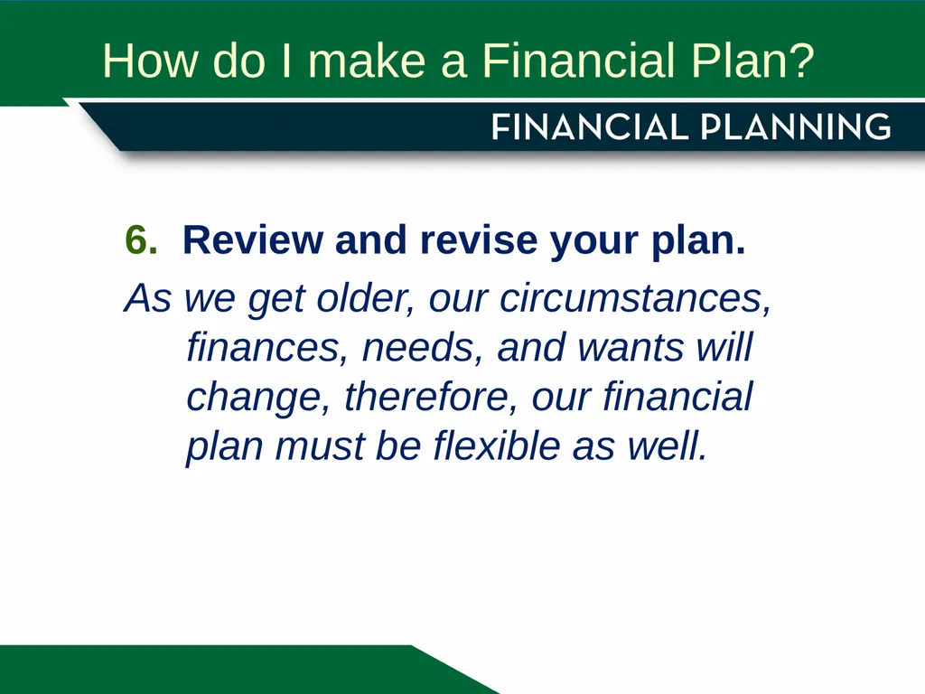 Financial Planning More than budgeting More than - slide 10 of 10
