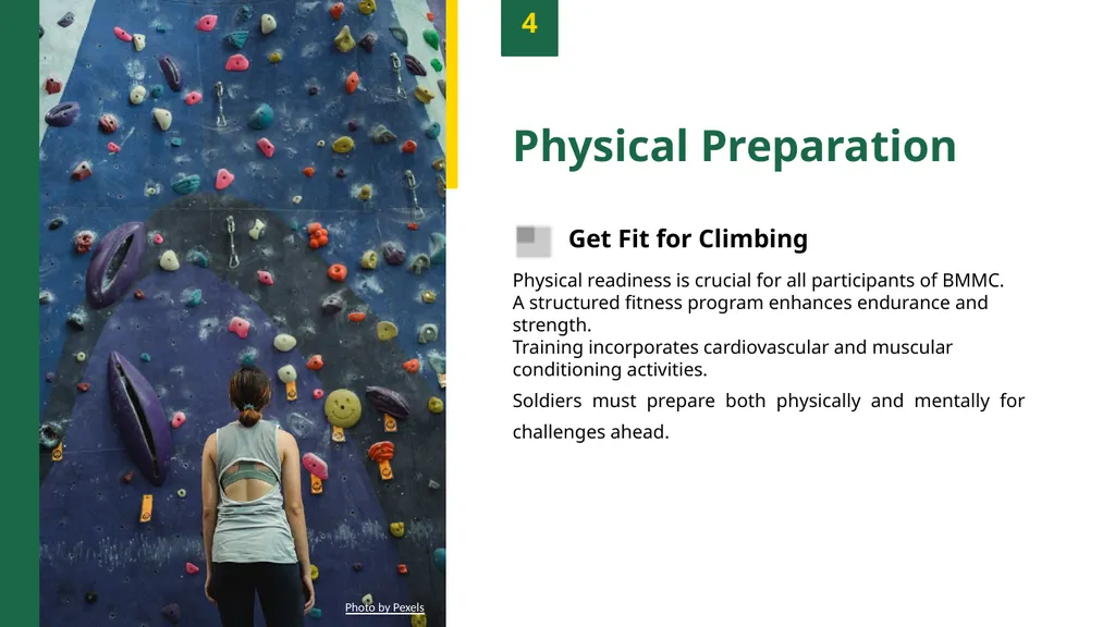 Basic Military Mountaineering Course Climbing to - slide 6 of 12