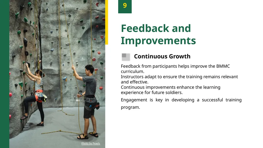 Basic Military Mountaineering Course Climbing to - slide 11 of 12