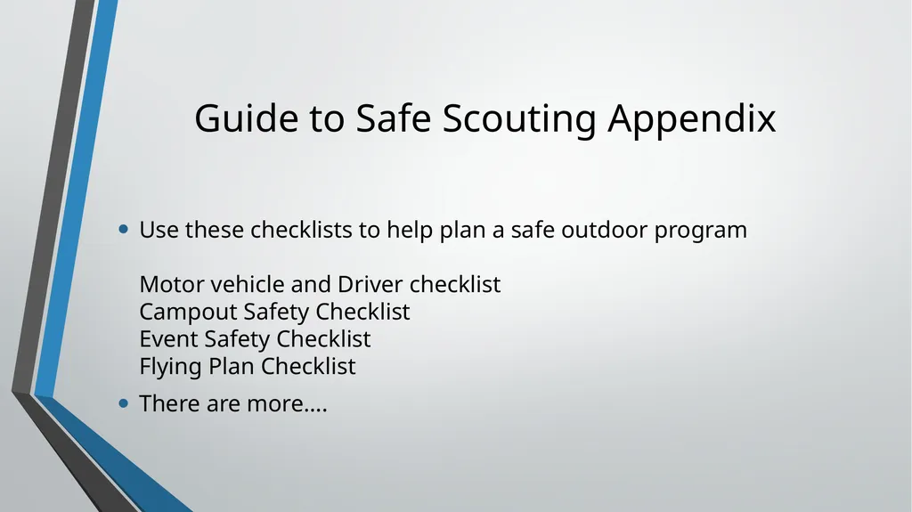 Outdoor Program Planning Outdoor Program – who, - slide 6 of 28