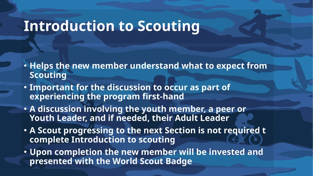 Introduction to Achievement Pathways For Venturers - slide 11 of 39