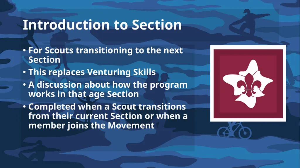 Introduction to Achievement Pathways For Venturers - slide 12 of 39